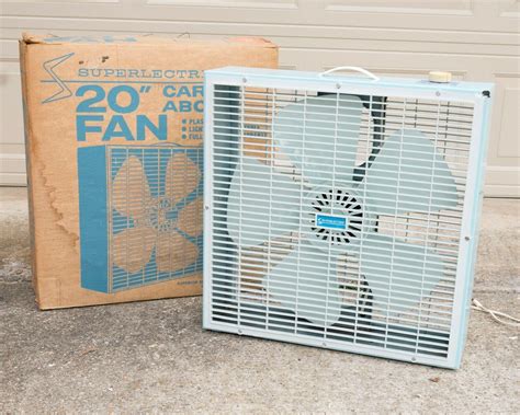 vintage blue metal box fan what year were they made|vintage westinghouse fan serial number.